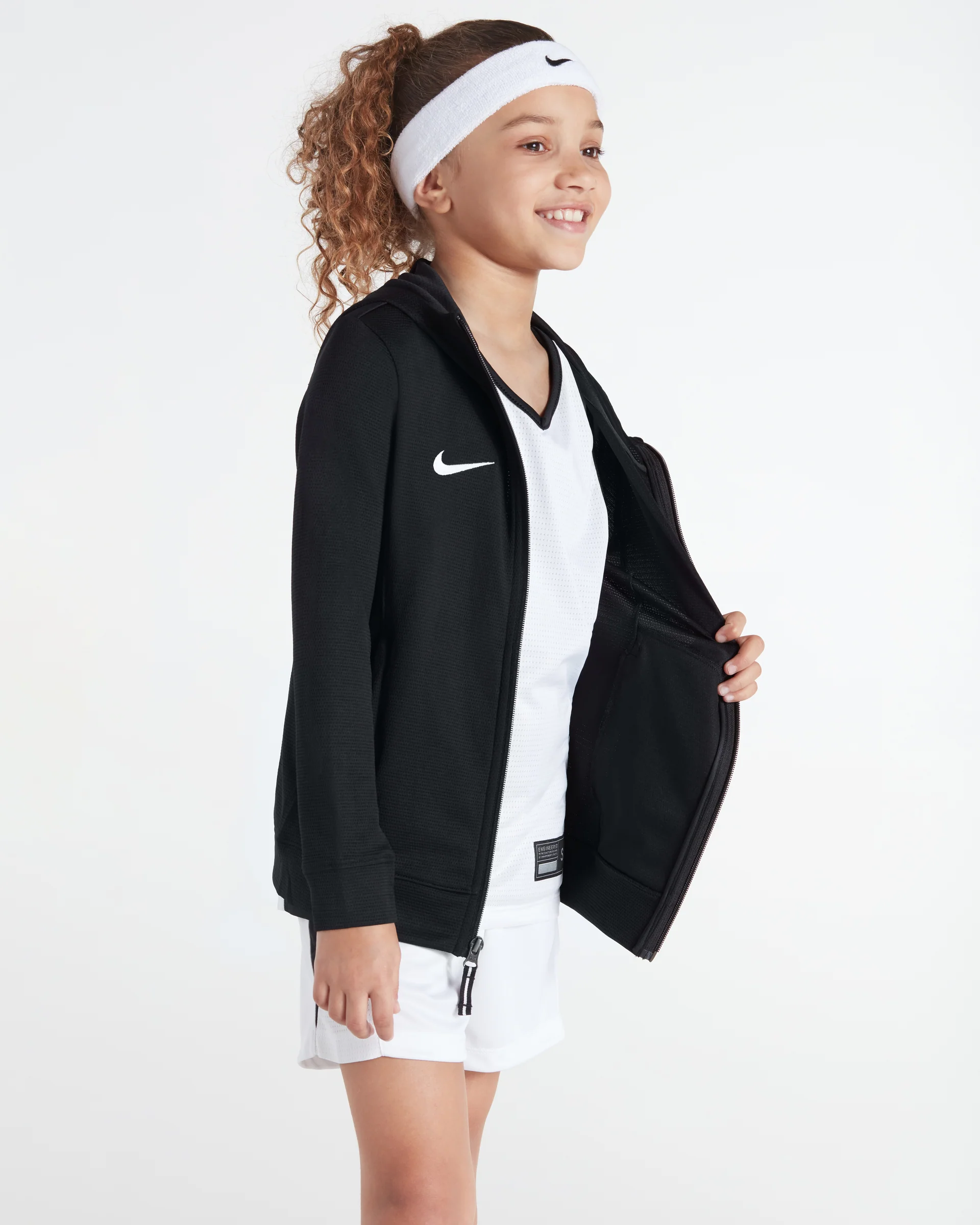 Youth Team Basketball Hoodie Full Zip - Image 5