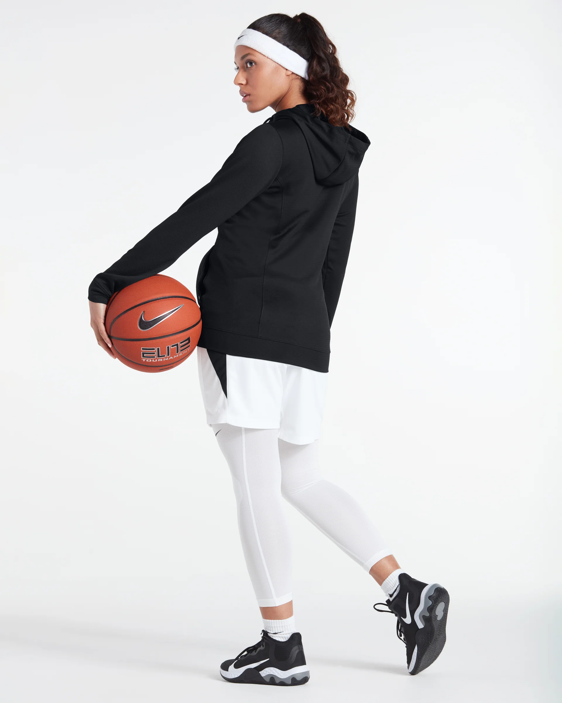 Womens Team Basketball Hoodie Full Zip - Image 5