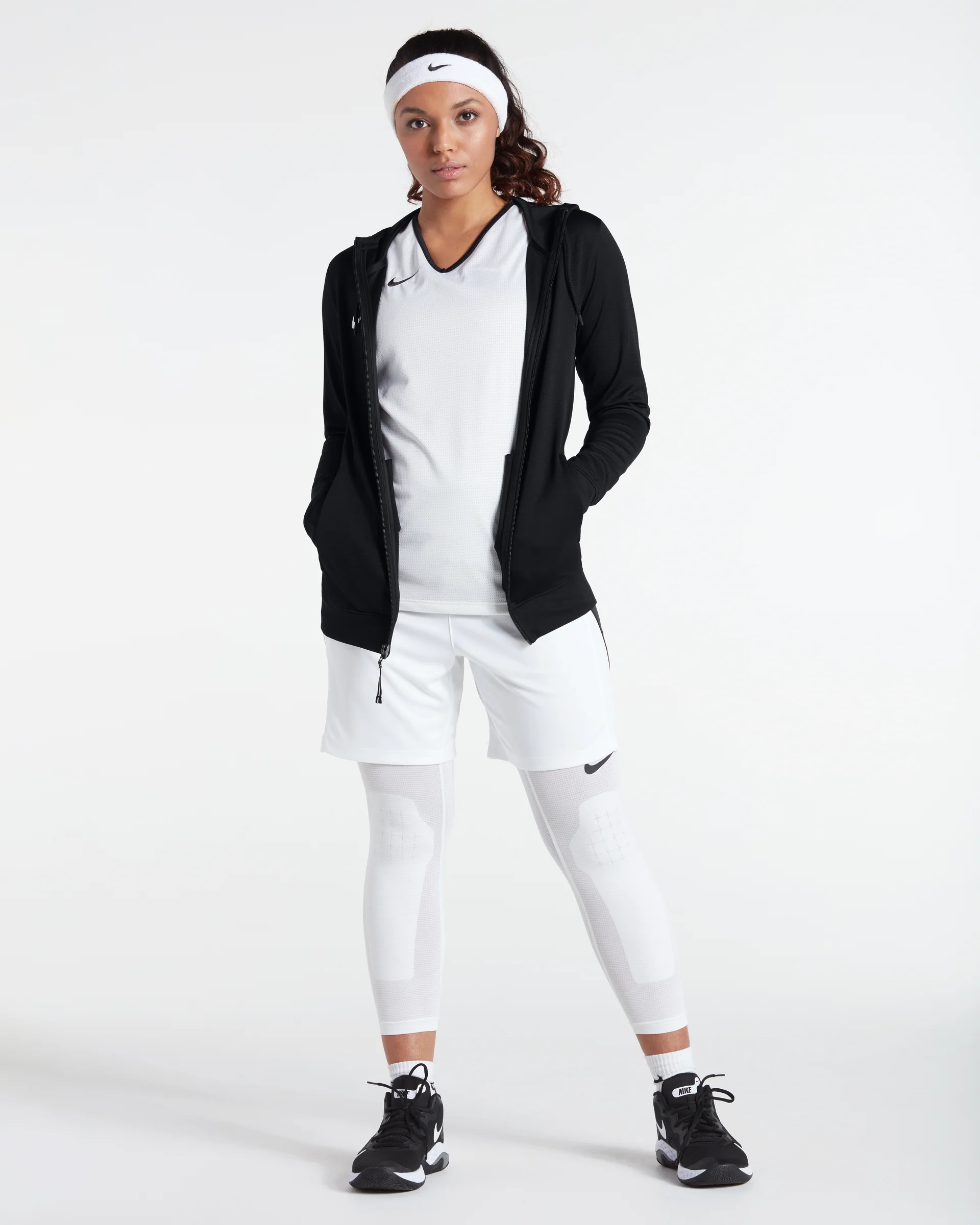 Womens Team Basketball Hoodie Full Zip - Image 6