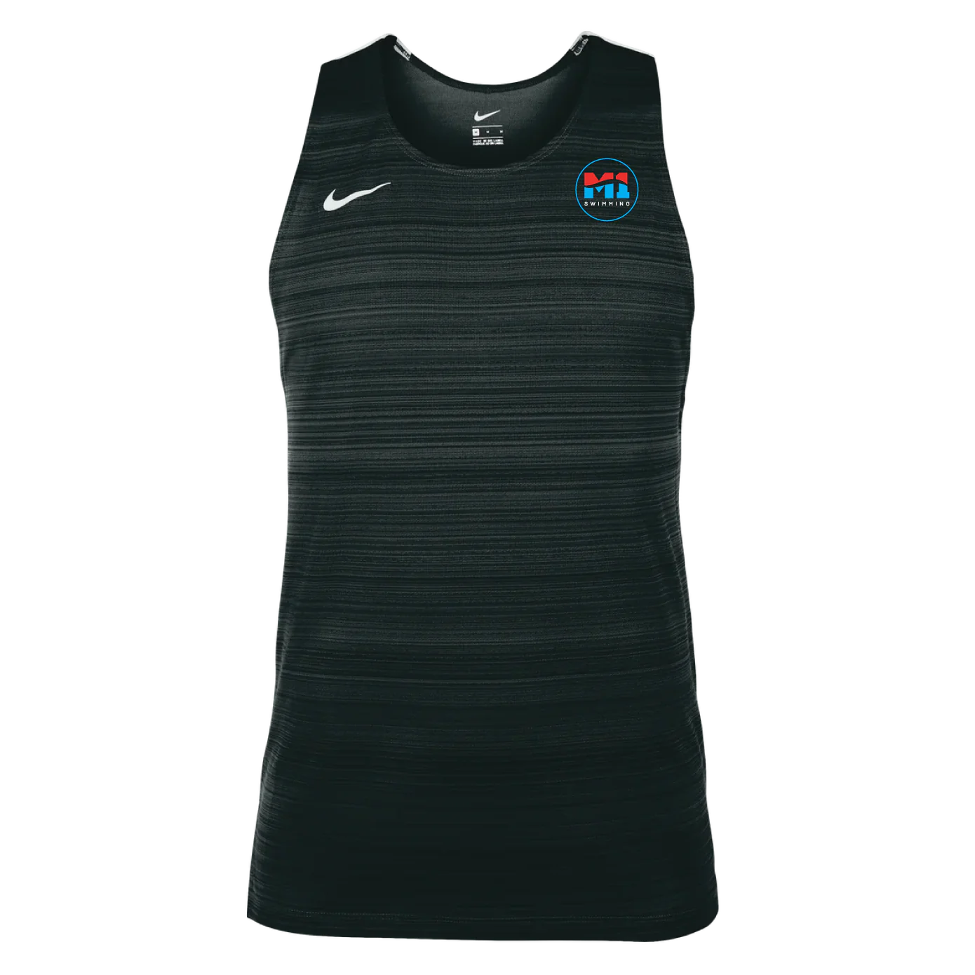 Mens Nike Stock Dry Miler Singlet (M1 Swimming Club)