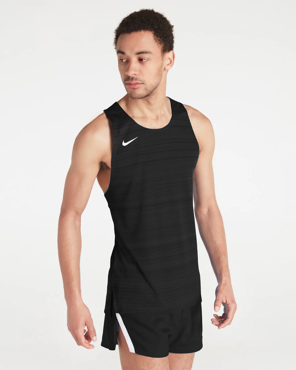 Mens Nike Stock Dry Miler Singlet (Old Xaverians' Athletics Club) - Image 3