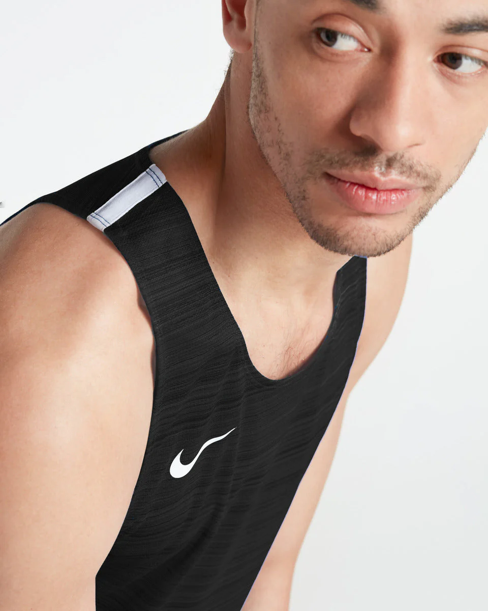 Mens Nike Stock Dry Miler Singlet (Old Xaverians' Athletics Club) - Image 6