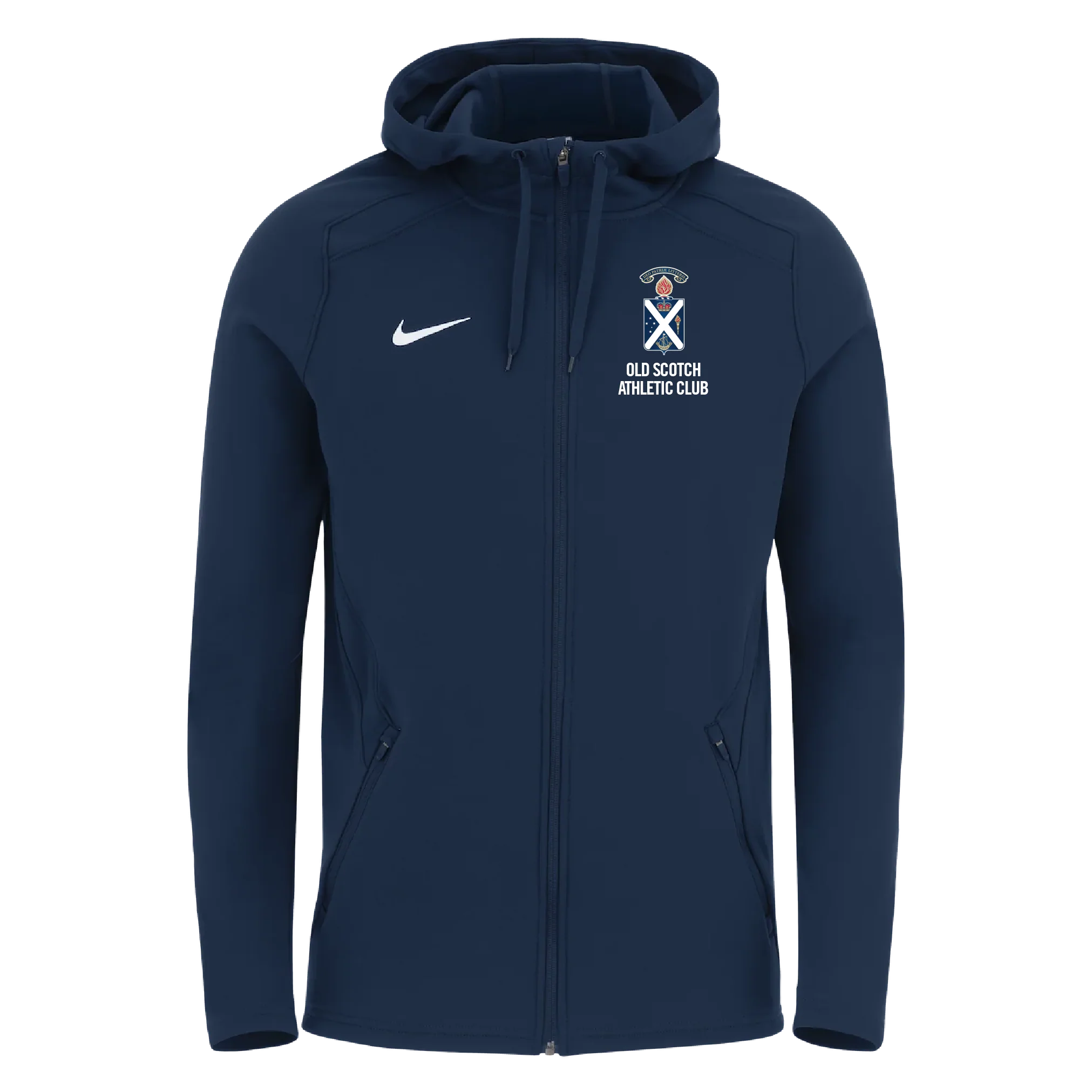 Mens (Unisex) Nike Training Full Zip Hoodie (Old Scotch Athletic Club)
