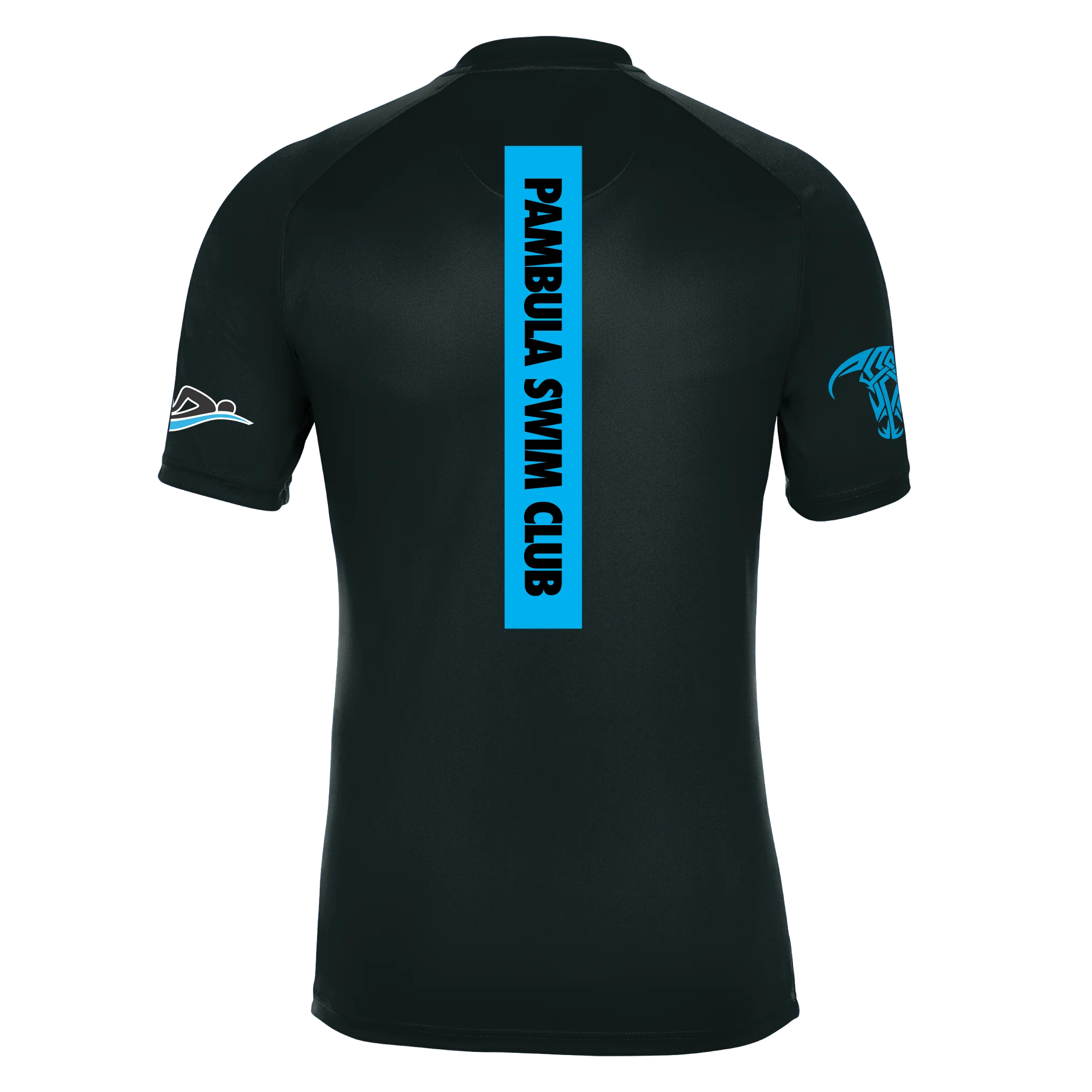 Mens Nike Training Top Short Sleeve (Pambula Swim Club) - Image 2