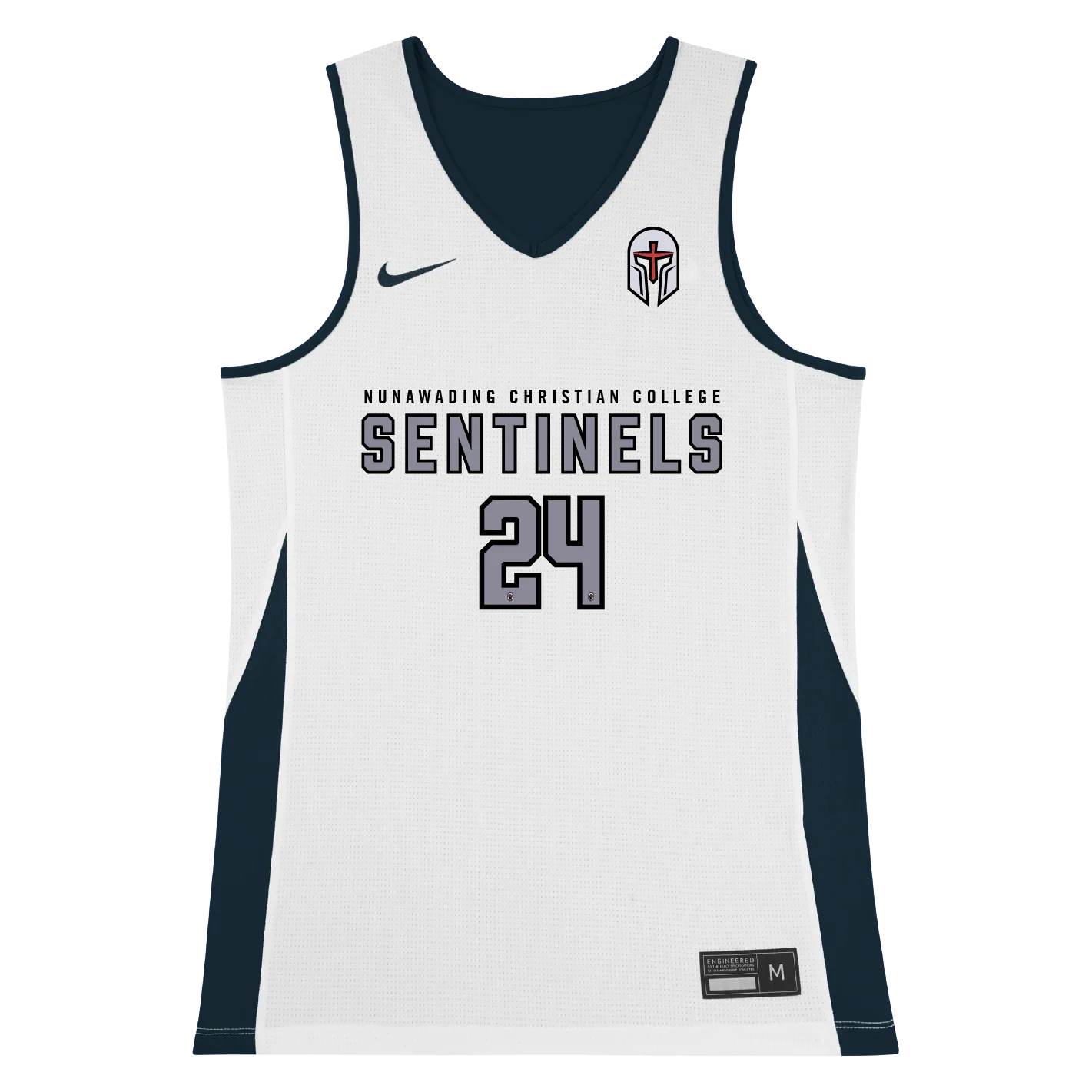 Mens Reversible Playing Basketball Jersey (Nunawading Christian College Sentinels) - Image 2
