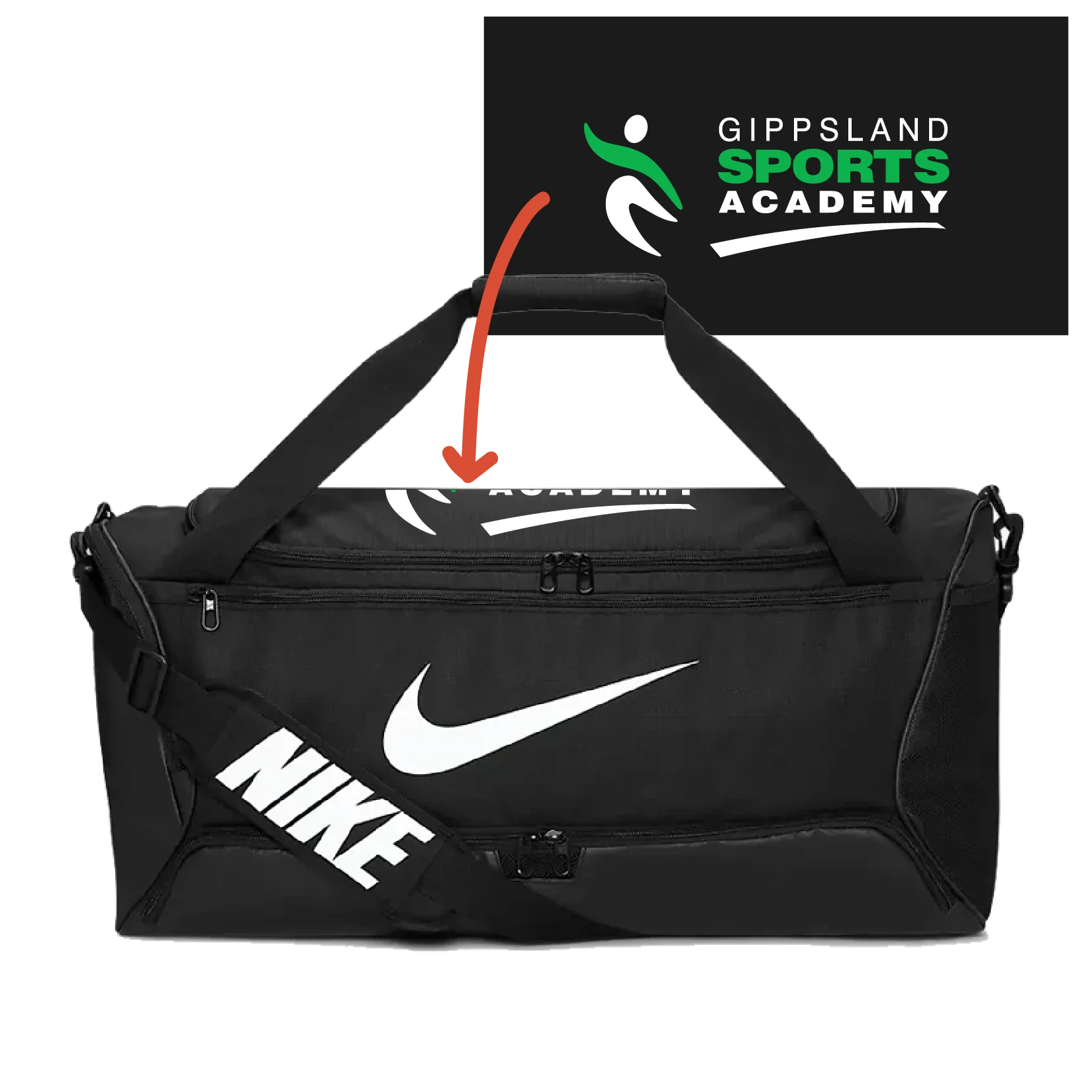 Nike Brasilia Duffel (Gippsland Sports Academy - GSA)