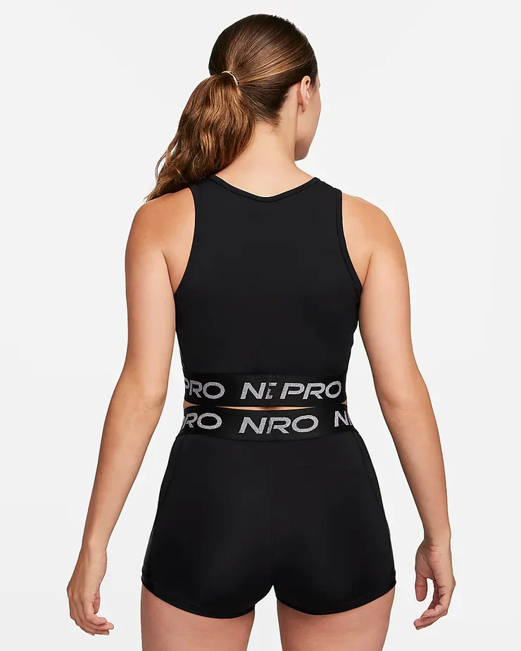 Nike Pro Dri-FIT Cropped Tank Top - Image 2