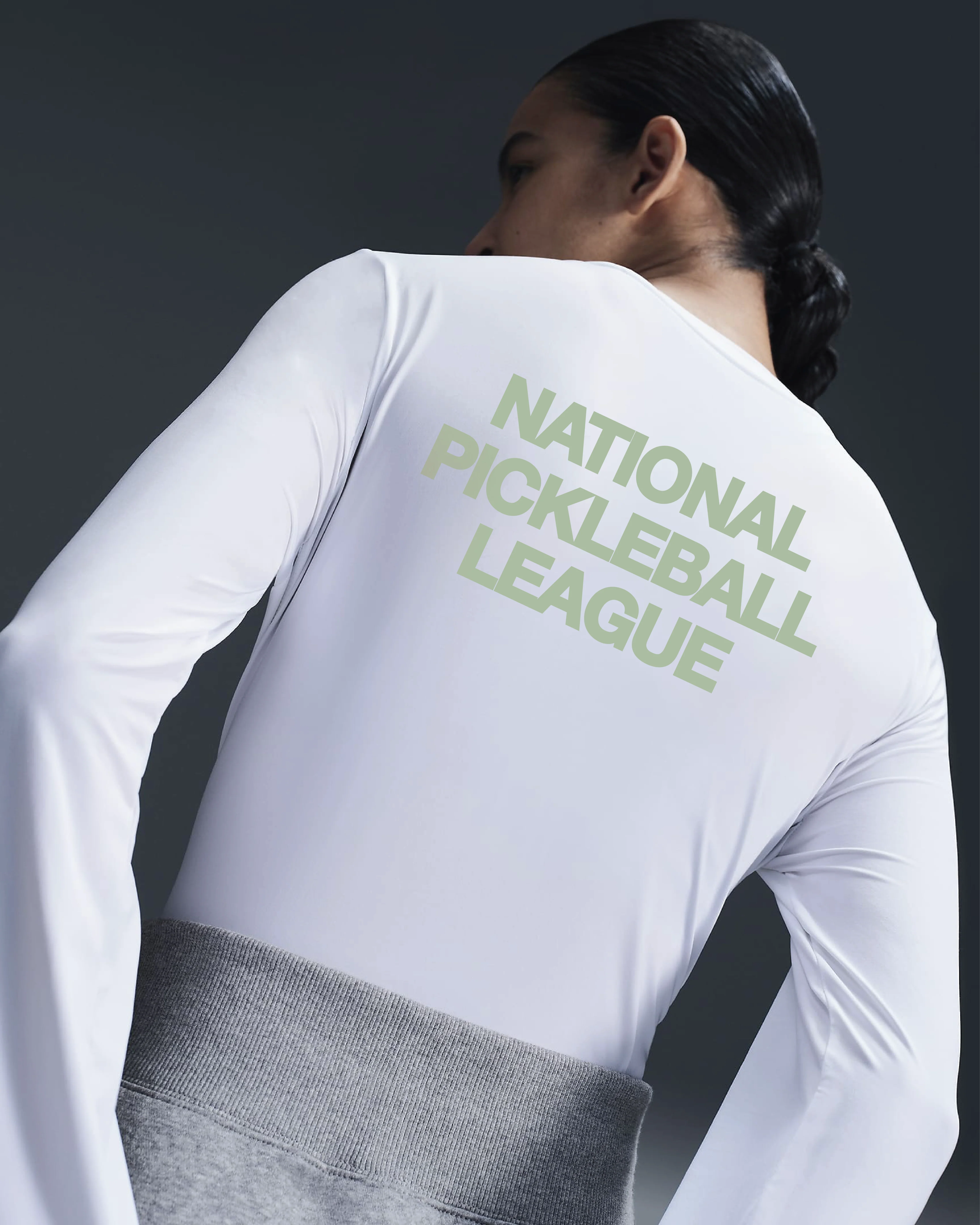 Nike Womens Dri-FIT One Long Sleeve (National Pickleball League) - Image 3
