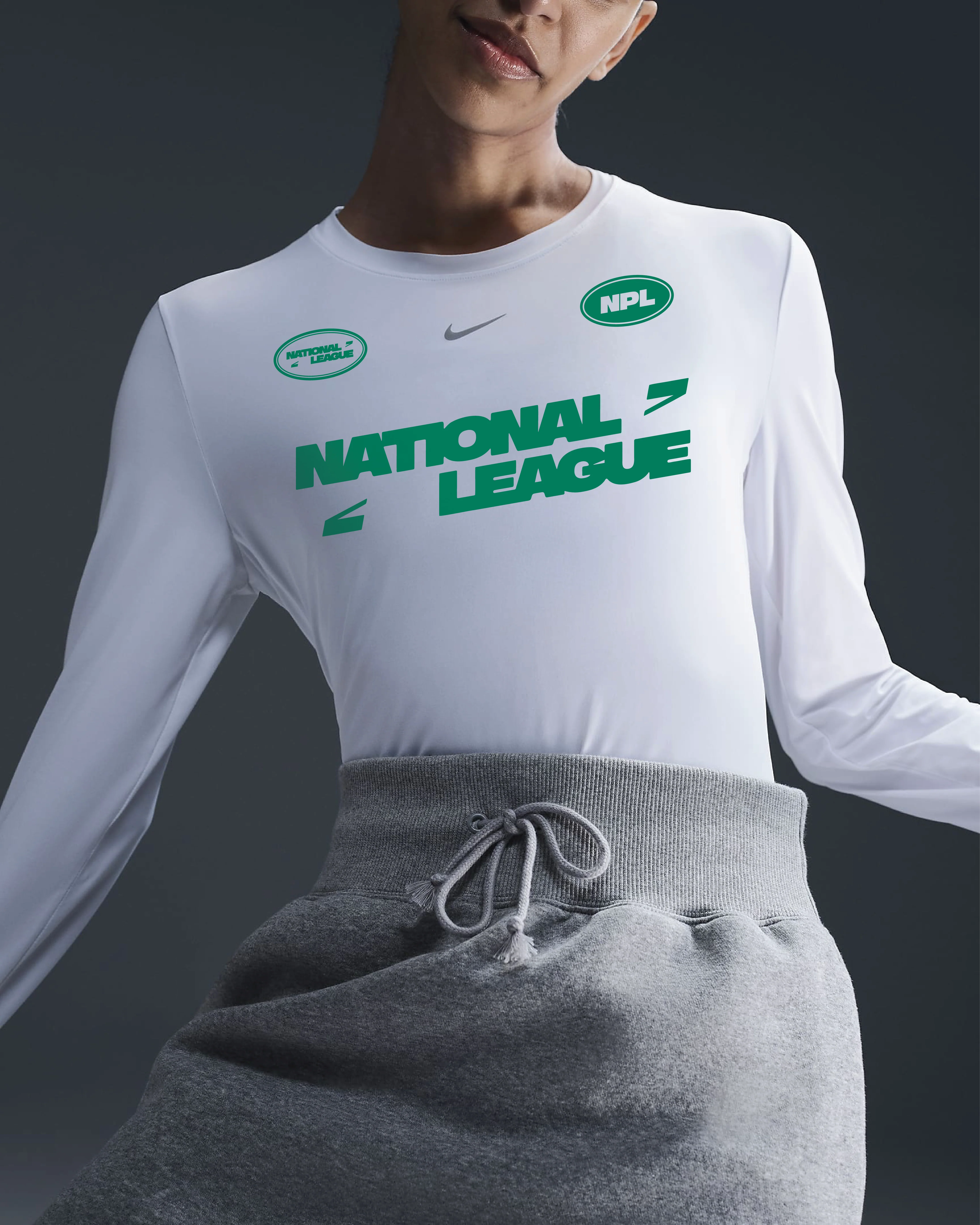 Nike Womens Dri-FIT One Long Sleeve (National Pickleball League) - Image 3