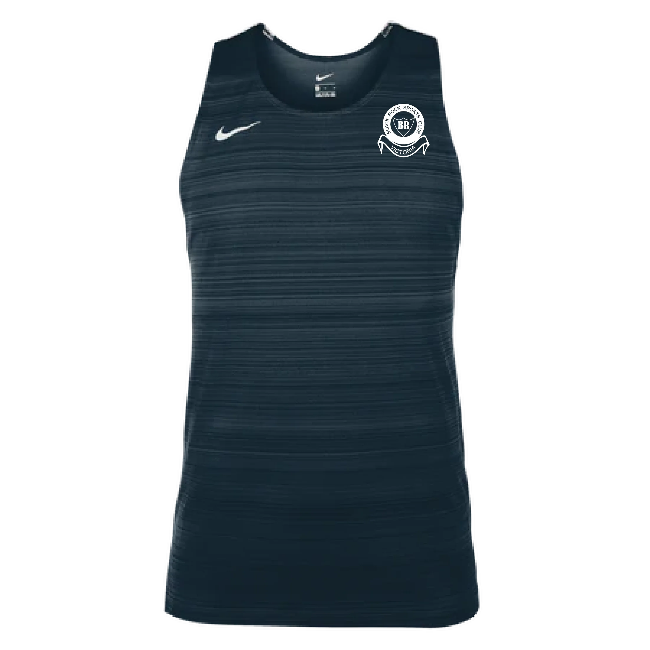 Womens Nike Miler Singlet (Black Rock Sports Club - Running)