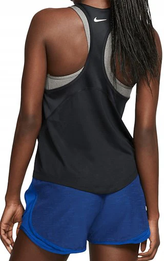 Womens Nike Miler Tank Racer - Image 2