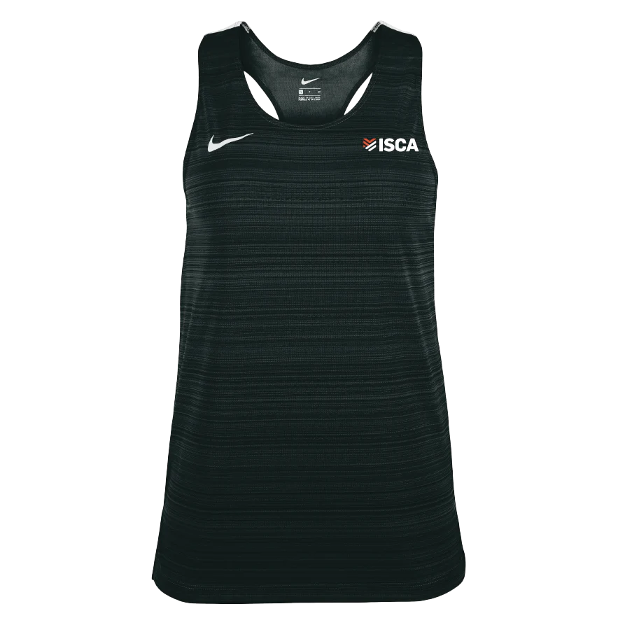Womens Nike Stock Dry Miler Singlet (ISCA - International Sport College Australia)