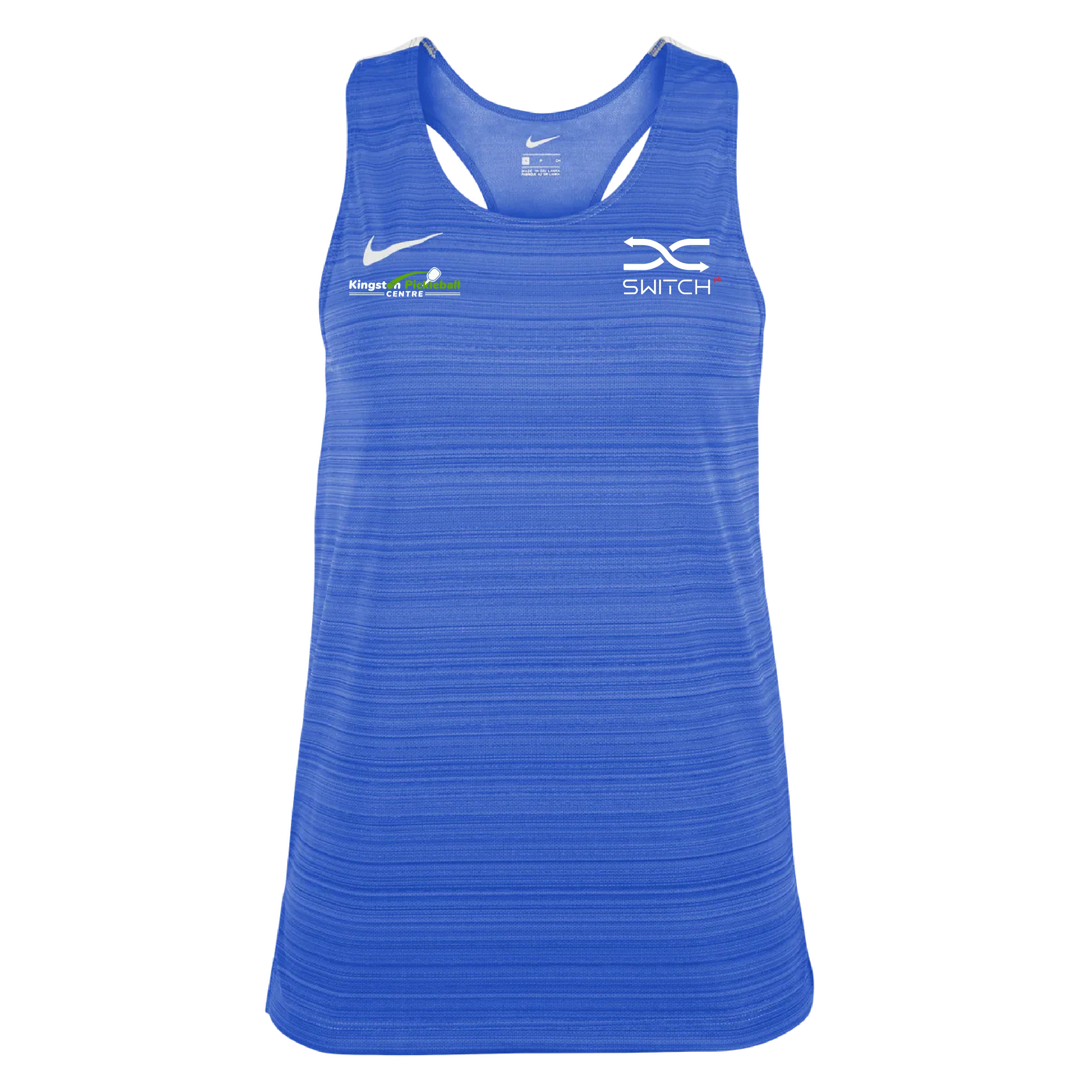 Womens Nike Stock Dry Miler Singlet (Kingston Pickleball)