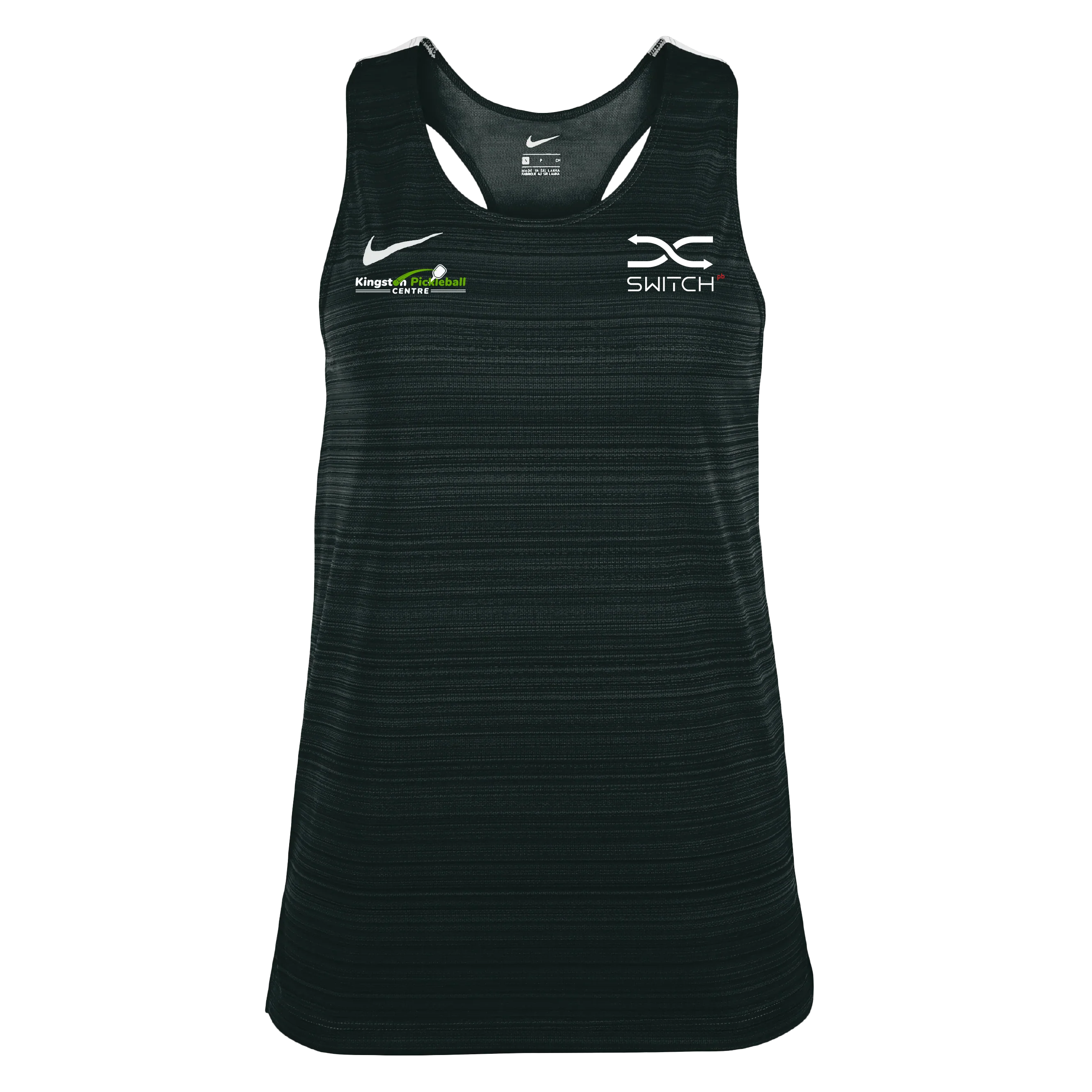 Womens Nike Stock Dry Miler Singlet (Kingston Pickleball)