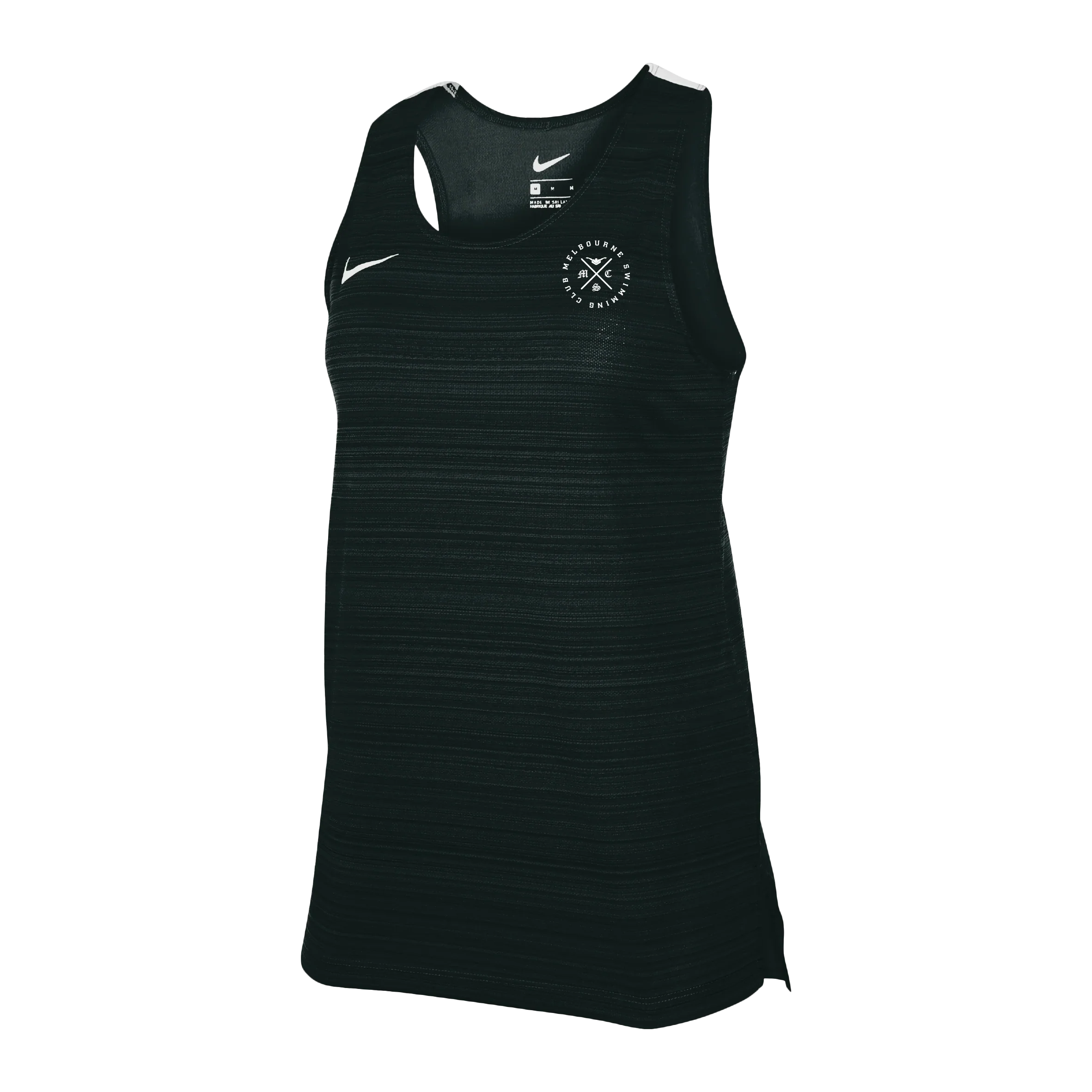 Womens Nike Stock Dry Miler Singlet (Melbourne Swimming Club)