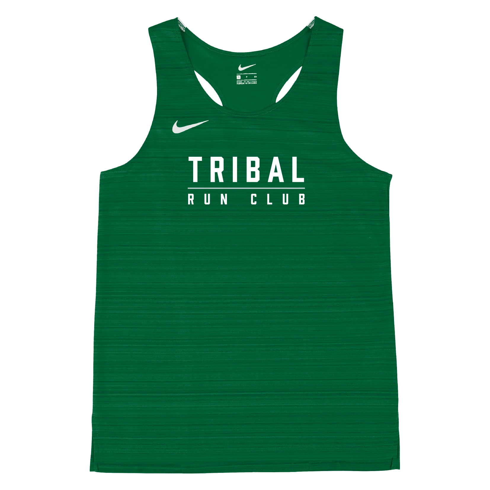 Womens Nike Stock Dry Miler Singlet (Tribal Run Club)