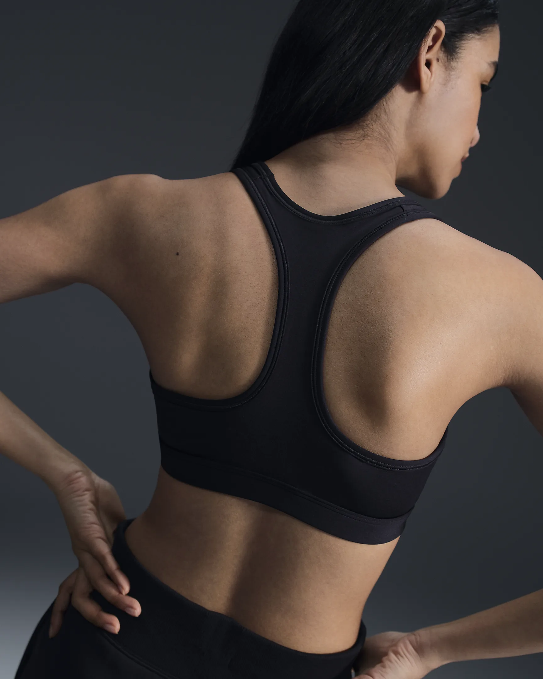 Women's Nike Swoosh Bra (DX6821-010) - Image 2