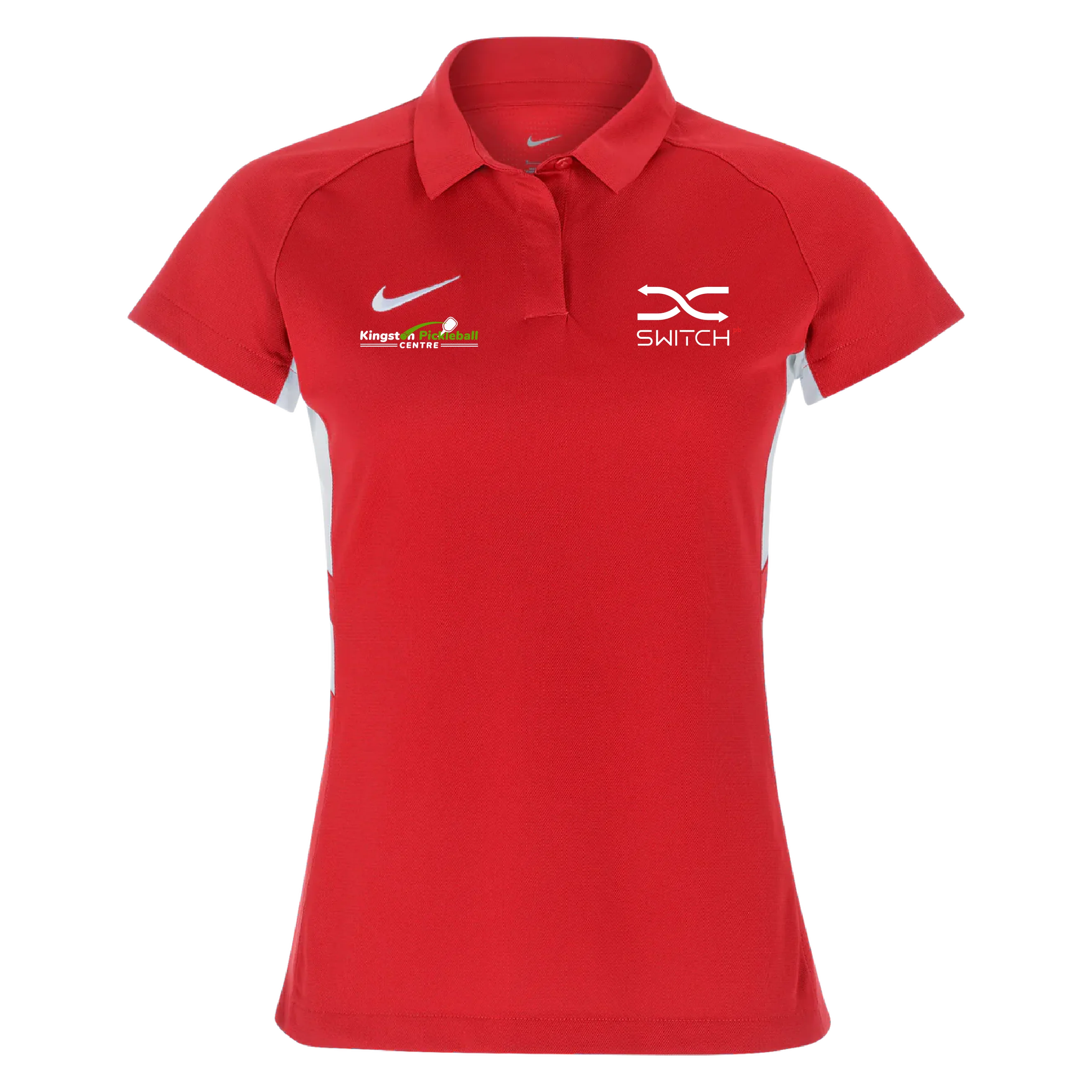 Womens Nike Team Short Sleeve Polo (Kingston Pickleball)