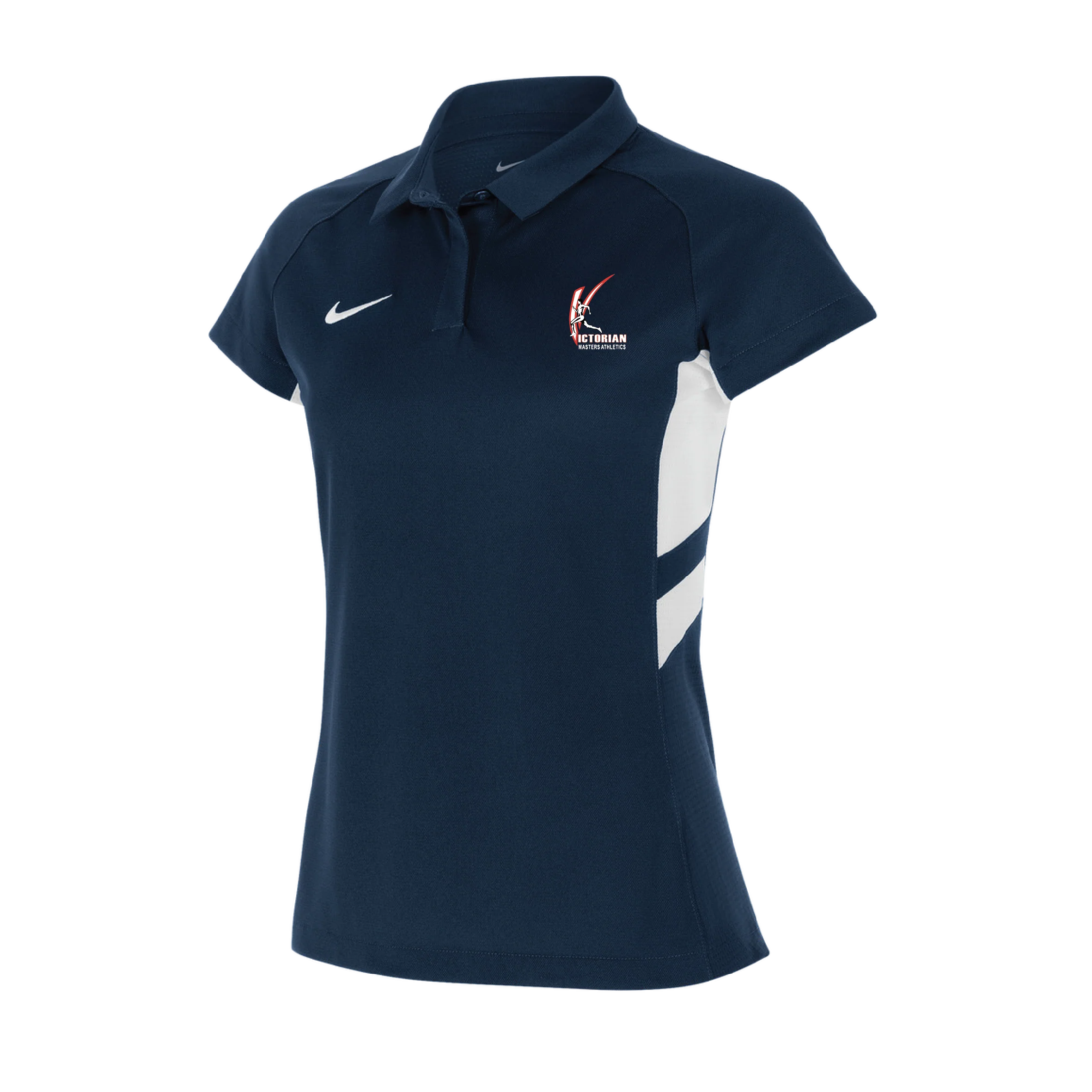 Womens Nike Team Short Sleeve Polo (Runners VMA Logo)