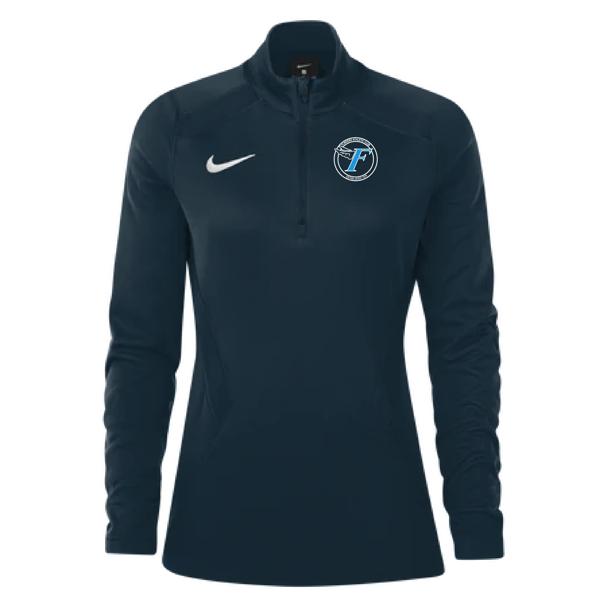 Womens Nike Training 1/4 Zip Midlayer (Flinders Athletics Club)