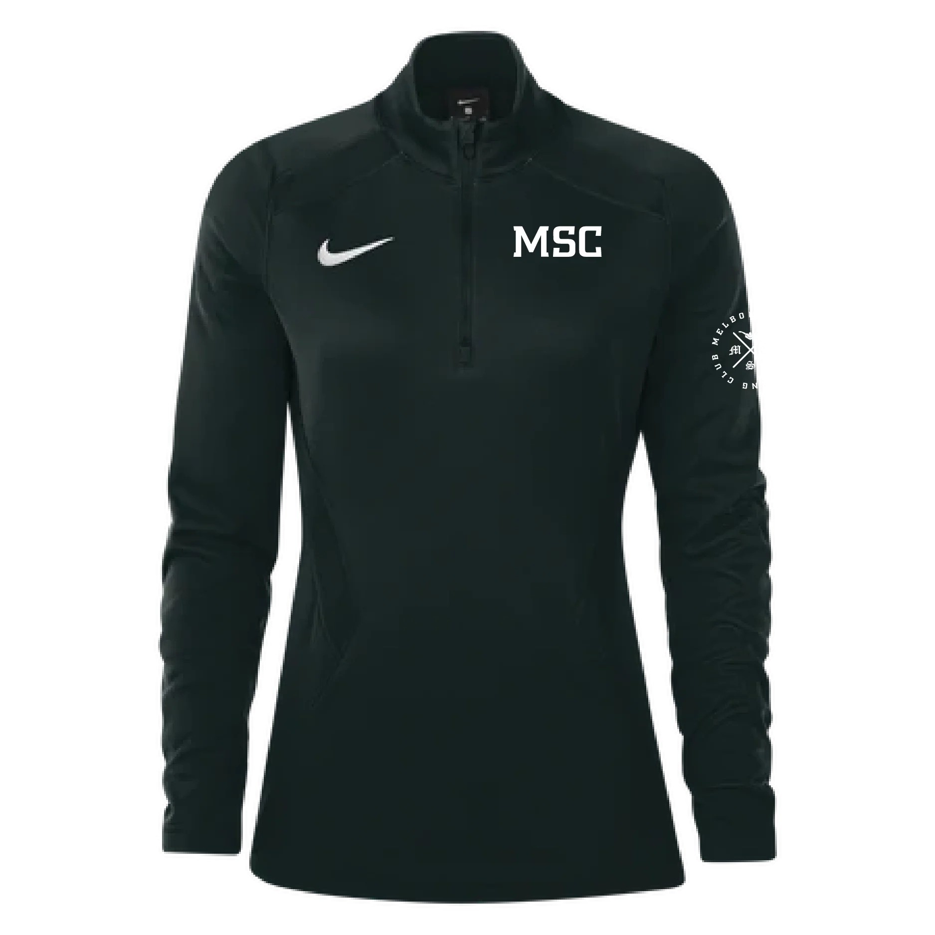 Womens Nike Training 1/4 Zip Midlayer (Melbourne Swimming Club)