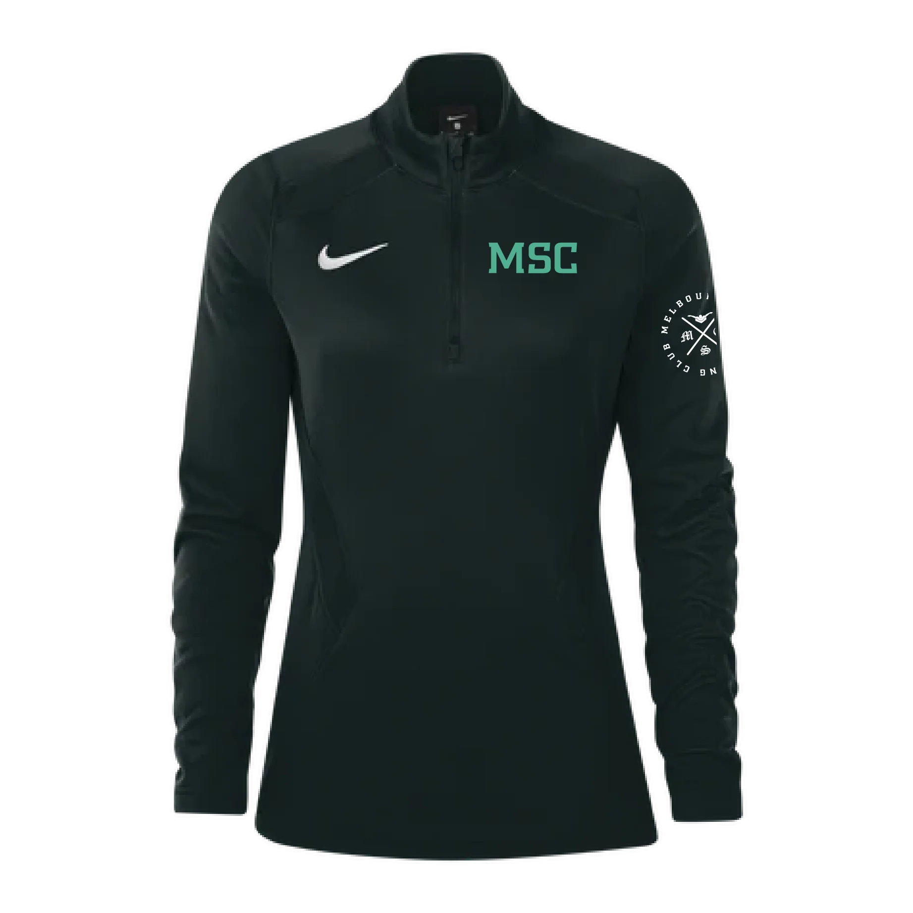 Womens Nike Training 1/4 Zip Midlayer (Melbourne Swimming Club)