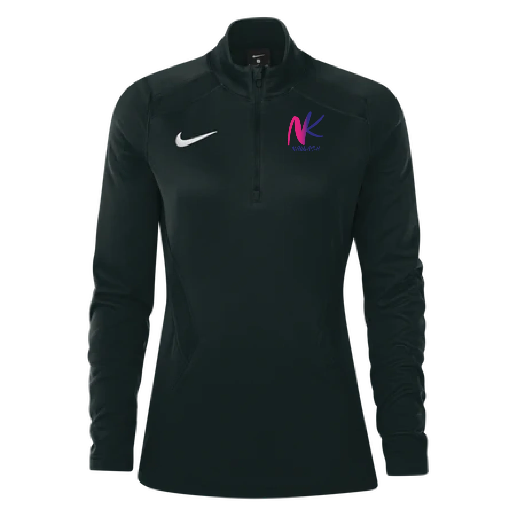 Womens Nike Training 1/4 Zip Midlayer (Naqqash Sisters)