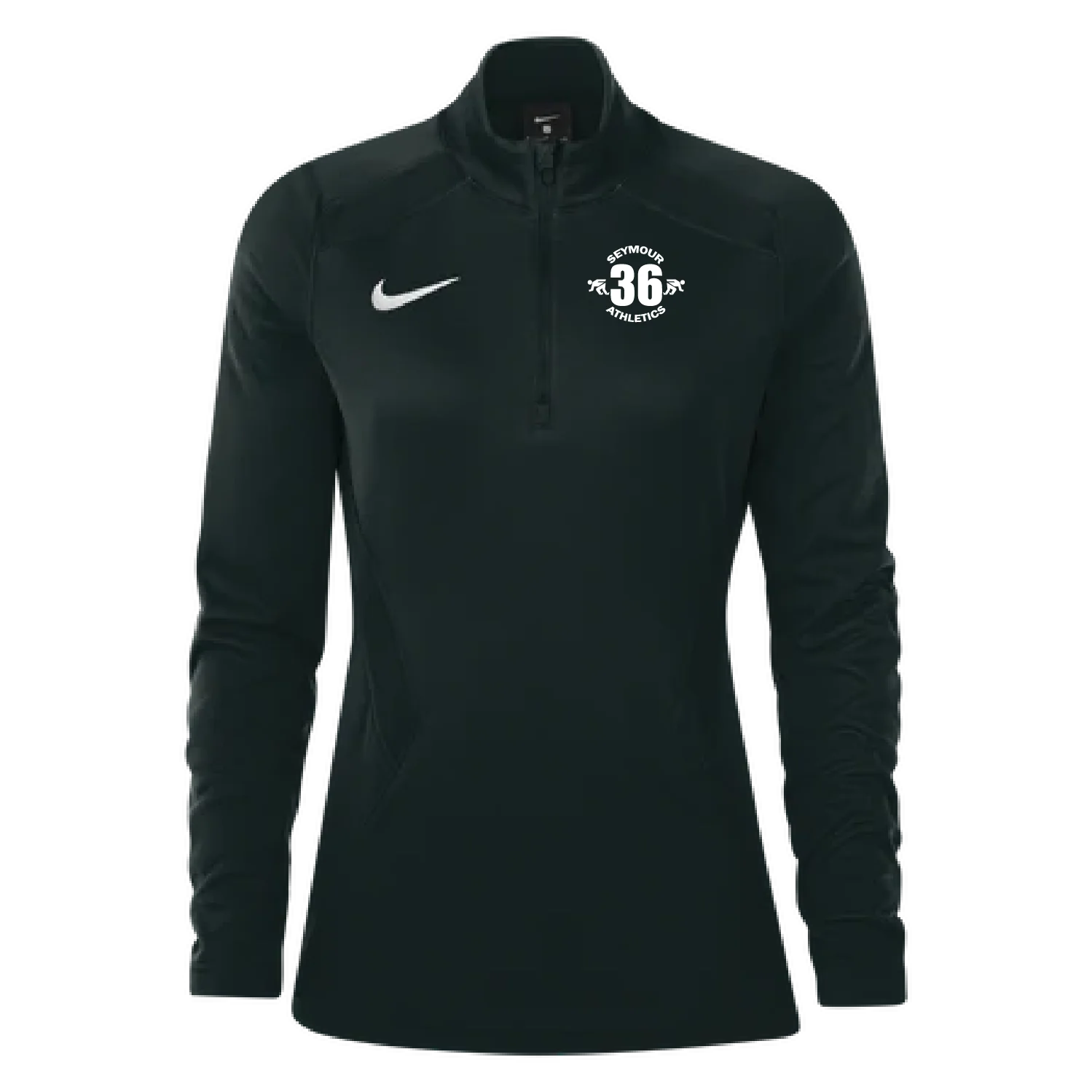 Womens Nike Training 1/4 Zip Midlayer (Seymour Athletics Club)