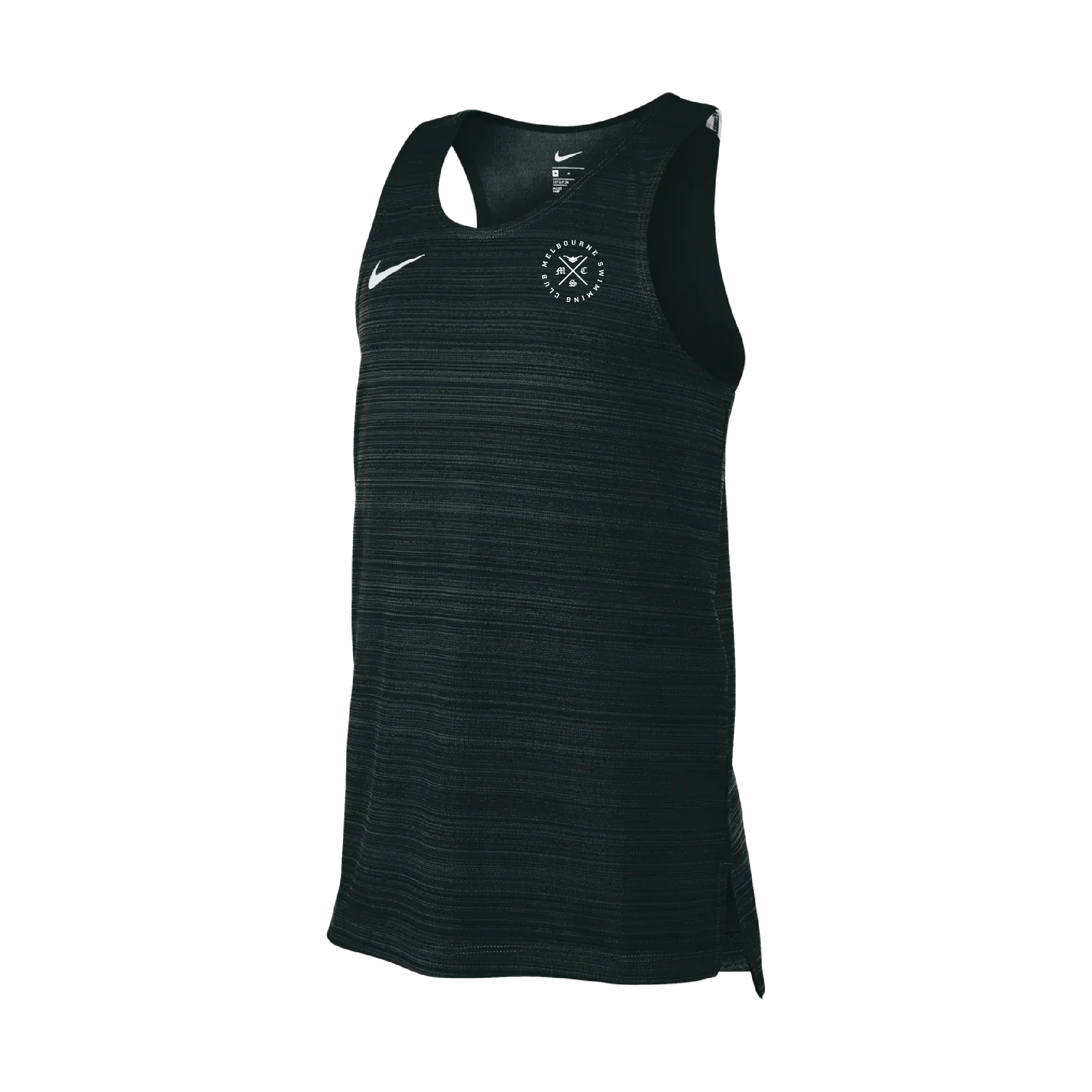Youth Nike Stock Dry Miler Singlet (Melbourne Swimming Club)